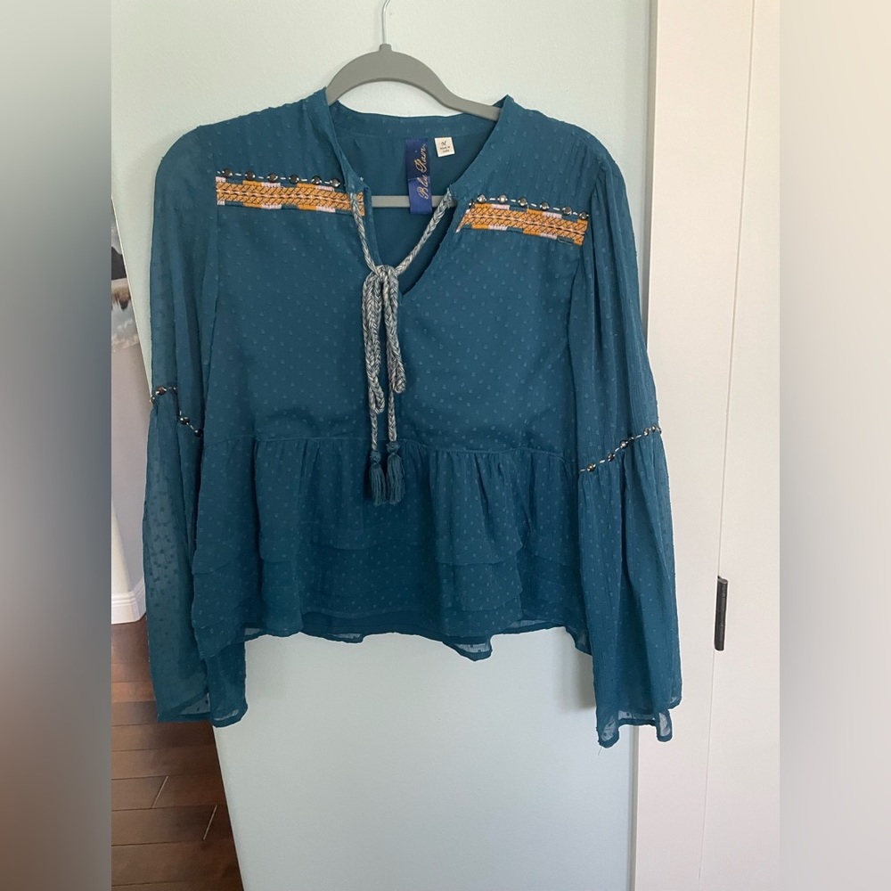 Blue Rain Top